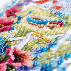 Cross stitch kit  Wild Flowers of the Coast 18 x 29 cm 210-351