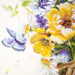 Cross stitch kit  Summer Basket 38 x 28 cm 210-502