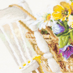 Cross stitch kit  Summer Basket 38 x 28 cm 210-502
