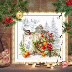 Cross stitch kit  The Scent of Winter 26 x 26 cm 210-601