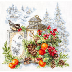 Cross stitch kit  The Scent of Winter 26 x 26 cm 210-601