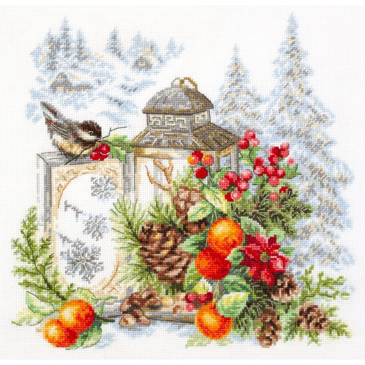 Cross stitch kit  The Scent of Winter 26 x 26 cm 210-601