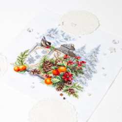 Cross stitch kit  The Scent of Winter 26 x 26 cm 210-601