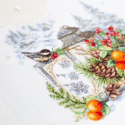 Cross stitch kit  The Scent of Winter 26 x 26 cm 210-601