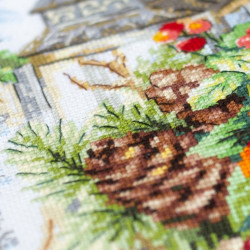 Cross stitch kit  The Scent of Winter 26 x 26 cm 210-601