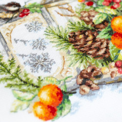 Cross stitch kit  The Scent of Winter 26 x 26 cm 210-601