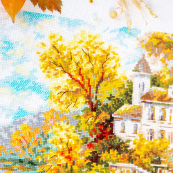 Cross stitch kit  Riverside House 40 x 31 cm 210-750