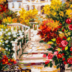 Cross stitch kit  Riverside House 40 x 31 cm 210-750