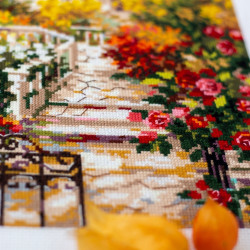 Cross stitch kit  Riverside House 40 x 31 cm 210-750