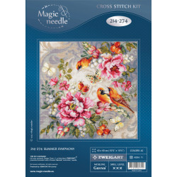 Cross stitch kit  Summer Symphony 40 x 40 cm 214-274
