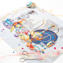 Cross stitch kit  Bright Colors of Morocco 40 x 30 cm 220-423