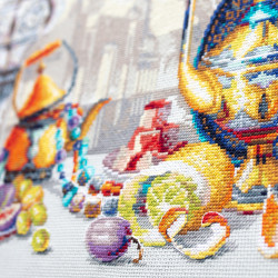 Cross stitch kit  Bright Colors of Morocco 40 x 30 cm 220-423