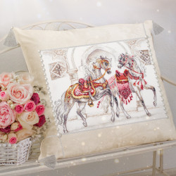 Cross stitch kit  Royal Horses 40 x 31 cm 220-424 MN-220-424