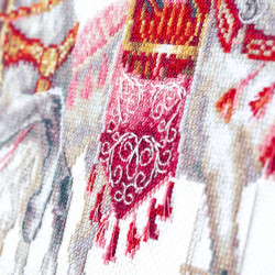 Cross stitch kit  Royal Horses 40 x 31 cm 220-424 MN-220-424