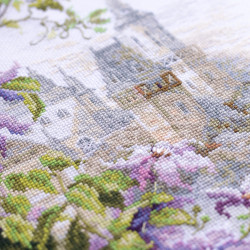 Cross stitch kit  Fragrance of Clematis 20 x 26 cm 250-064