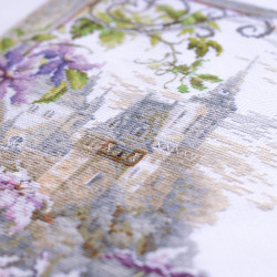Cross stitch kit  Fragrance of Clematis 20 x 26 cm 250-064