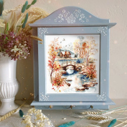 Cross stitch kit  Autumn Watercolor 26 x 30 cm 250-068