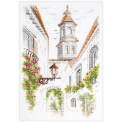 Cross stitch kit  Old Street 18 x 26 cm 250-214