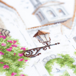 Cross stitch kit  Old Street 18 x 26 cm 250-214