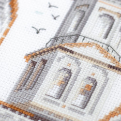 Cross stitch kit  Old Street 18 x 26 cm 250-214