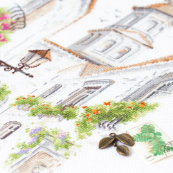 Cross stitch kit  Old Street 18 x 26 cm 250-214