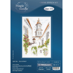Cross stitch kit  Old Street 18 x 26 cm 250-214