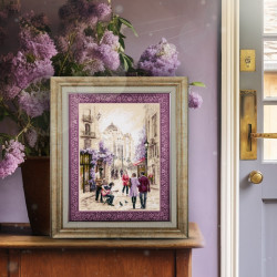 Cross stitch kit  Street Musicians 29 x 38 cm 250-332