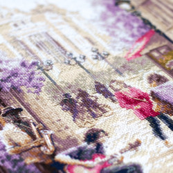 Cross stitch kit  Street Musicians 29 x 38 cm 250-332