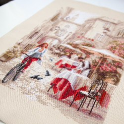 Cross stitch kit  Morning Vibes 29 x 38 cm 250-333