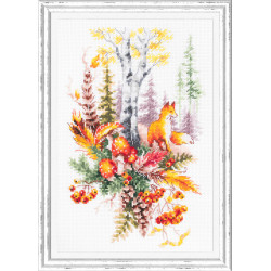 Cross stitch kit  Autumn Forest Spirit 17 x 27 cm 250-698