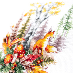 Cross stitch kit  Autumn Forest Spirit 17 x 27 cm 250-698