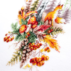 Cross stitch kit  Autumn Forest Spirit 17 x 27 cm 250-698