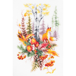 Cross stitch kit  Autumn Forest Spirit 17 x 27 cm 250-698