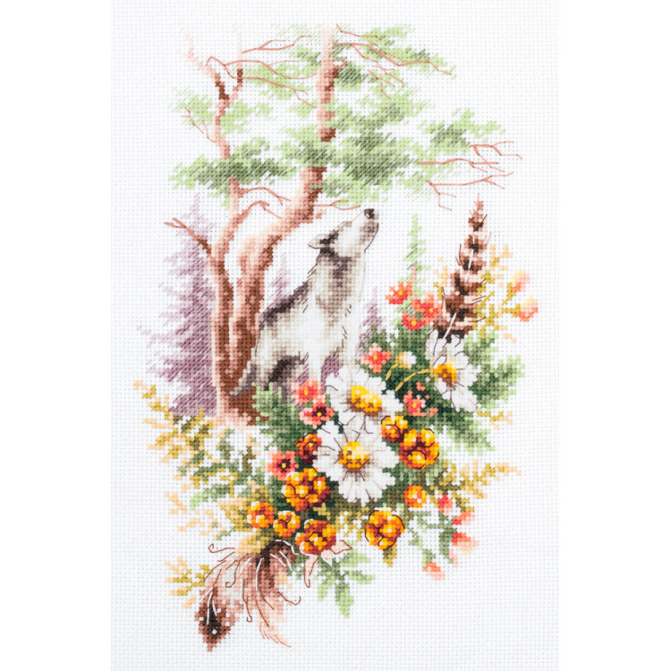 Cross stitch kit  Summer Forest Spirit 17 x 27 cm 250-699