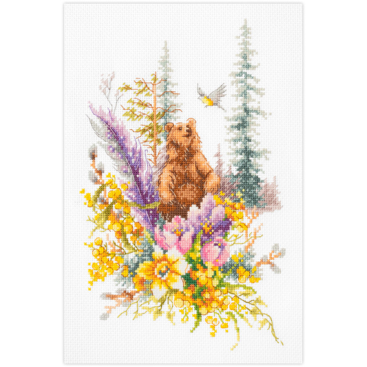 Cross stitch kit  Spring Forest Spirit 17 x 27 cm 250-700