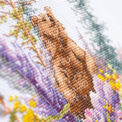 Cross stitch kit  Spring Forest Spirit 17 x 27 cm 250-700