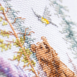 Cross stitch kit  Spring Forest Spirit 17 x 27 cm 250-700