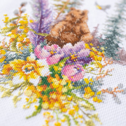 Cross stitch kit  Spring Forest Spirit 17 x 27 cm 250-700