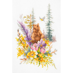 Cross stitch kit  Spring Forest Spirit 17 x 27 cm 250-700