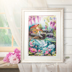 Cross stitch kit Dream Lake 30 x 45 cm 250-705