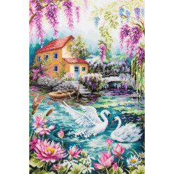 Cross stitch kit Dream Lake 30 x 45 cm 250-705