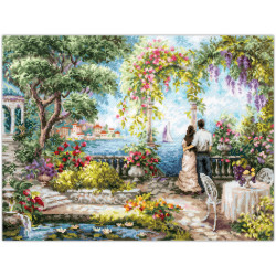 Cross stitch kit  Romantic Story 41 x 31 cm 250-708