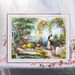 Cross stitch kit  Romantic Story 41 x 31 cm 250-708