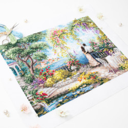 Cross stitch kit  Romantic Story 41 x 31 cm 250-708 MN-250-708