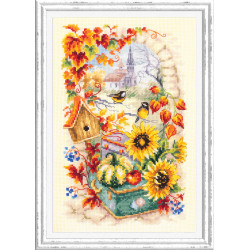 Cross stitch kit  Autumn Story 17 x 27 cm 250-734 MN-250-734
