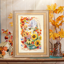 Cross stitch kit  Autumn Story 17 x 27 cm 250-734 MN-250-734