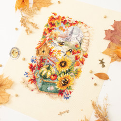 Cross stitch kit  Autumn Story 17 x 27 cm 250-734 MN-250-734