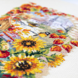 Cross stitch kit  Autumn Story 17 x 27 cm 250-734 MN-250-734