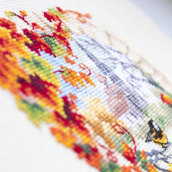 Cross stitch kit  Autumn Story 17 x 27 cm 250-734 MN-250-734