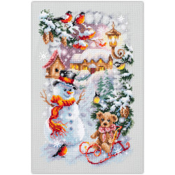 Cross stitch kit Winter Holiday 17 x 27 cm 250-735